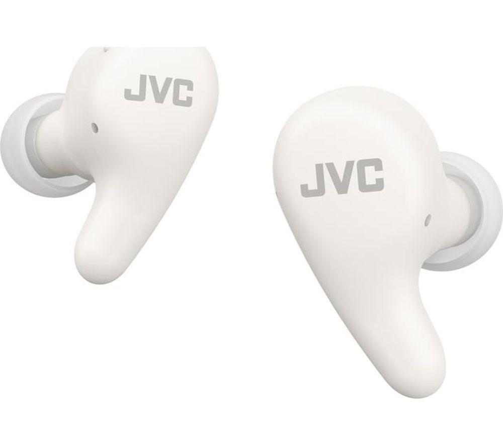 Jvc Ha-A23t-W Wireless Bluetooth Noise-Cancelling Earbuds - White, White