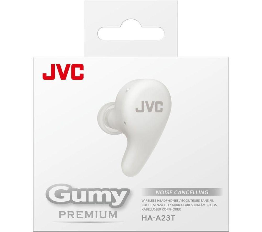 JVC HA-A23T-W Wireless Bluetooth Noise-Cancelling Earbuds - White image number 5 of 5