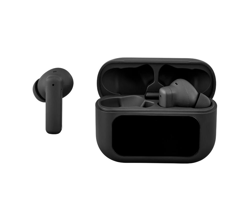 STREETZ T600-BLK Wireless Bluetooth Noise Cancelling Earbuds - Black image number 2 of 7