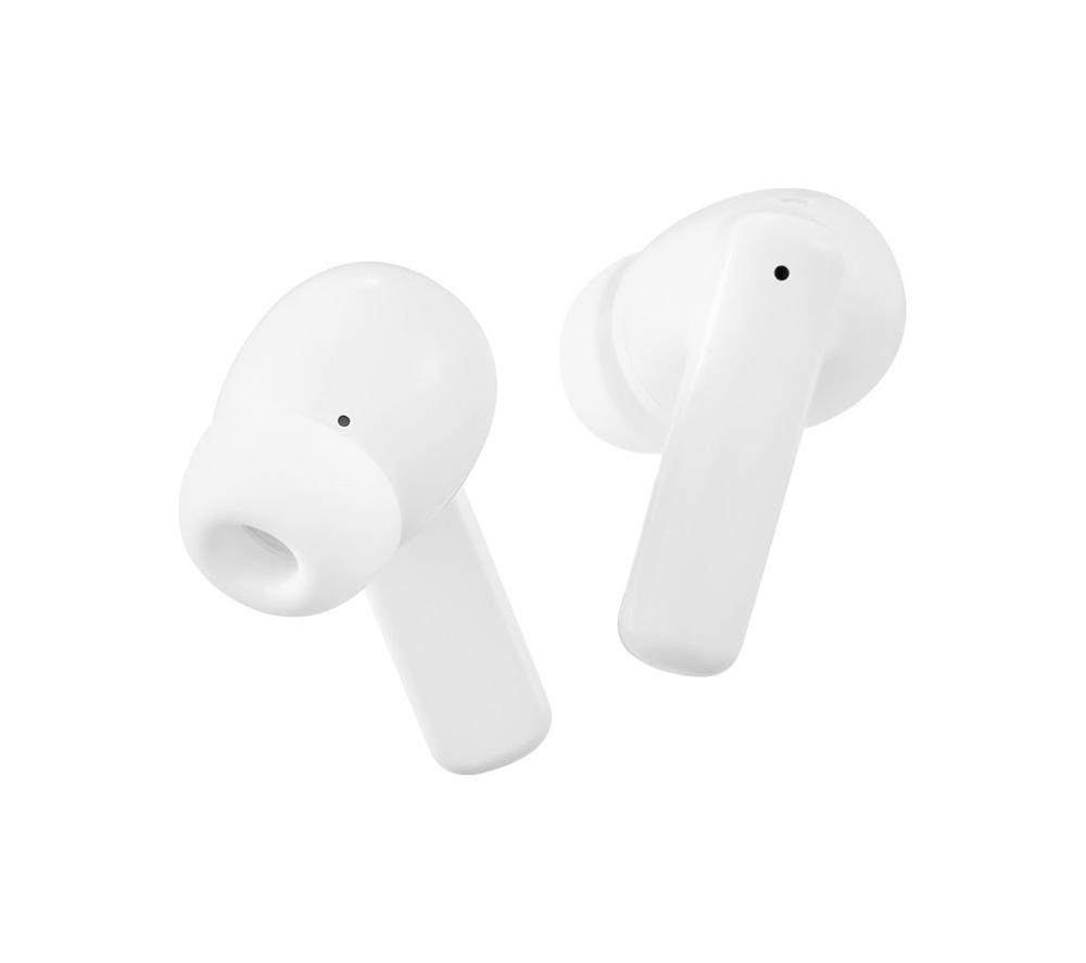 STREETZ T600-WHT Wireless Bluetooth Noise Cancelling Earbuds - White image number 3 of 6