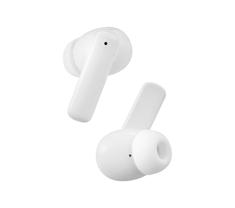 STREETZ T600-WHT Wireless Bluetooth Noise Cancelling Earbuds - White image number 4 of 6