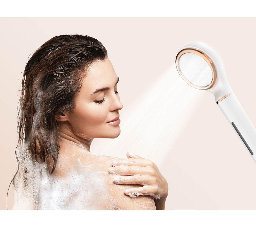 WATERDROP SF02-SL Filtered Shower Head - White & Gold image number 4 of 7
