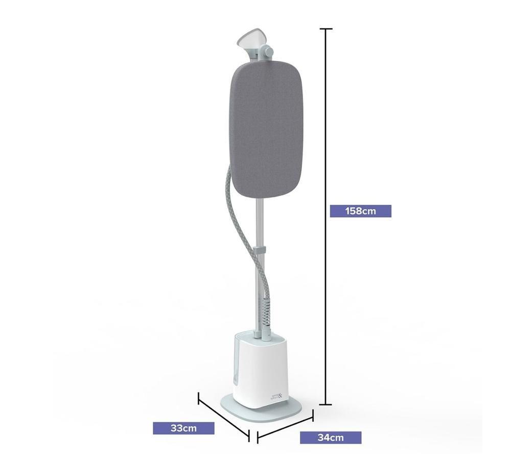 SPRING & SPRUCE Steam Tower Plus Standing Clothes Steamer - White image number 7 of 9