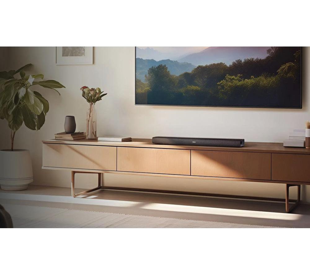 DENON DHT-S218 All‑in‑One Sound Bar with Dolby Atmos - Black image number 6 of 7