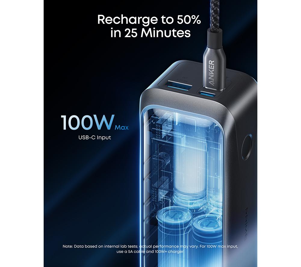 Buy ANKER Prime 20000 mAh Portable Power Bank - Black | Currys