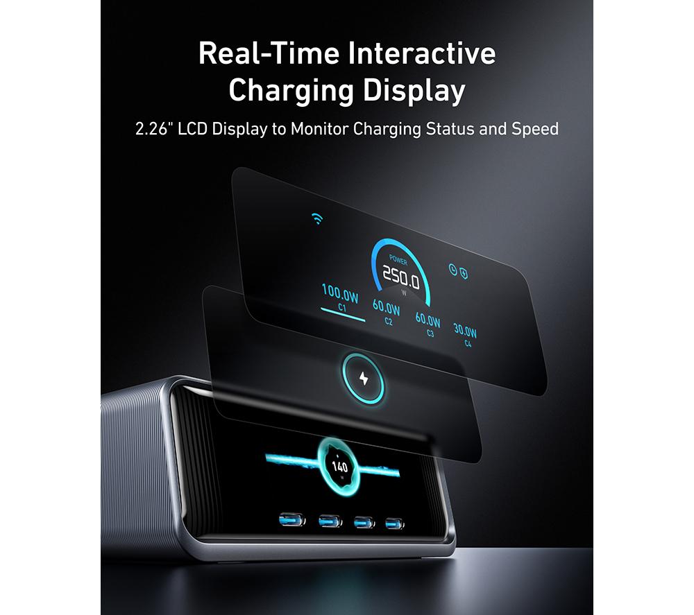 ANKER A2345241 Prime 6-Port 250W USB Type-C Fast Charger - Silver image number 5 of 7