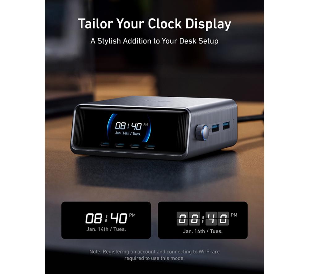 ANKER A2345241 Prime 6-Port 250W USB Type-C Fast Charger - Silver image number 7 of 7