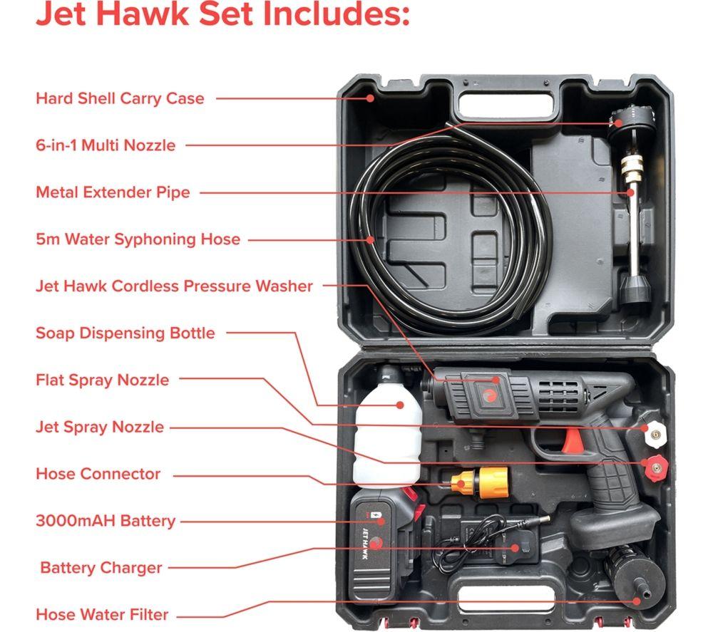 DREW&COLE Drew & Cole Jet Hawk Portable Cordless Pressure Washer image number 5 of 15