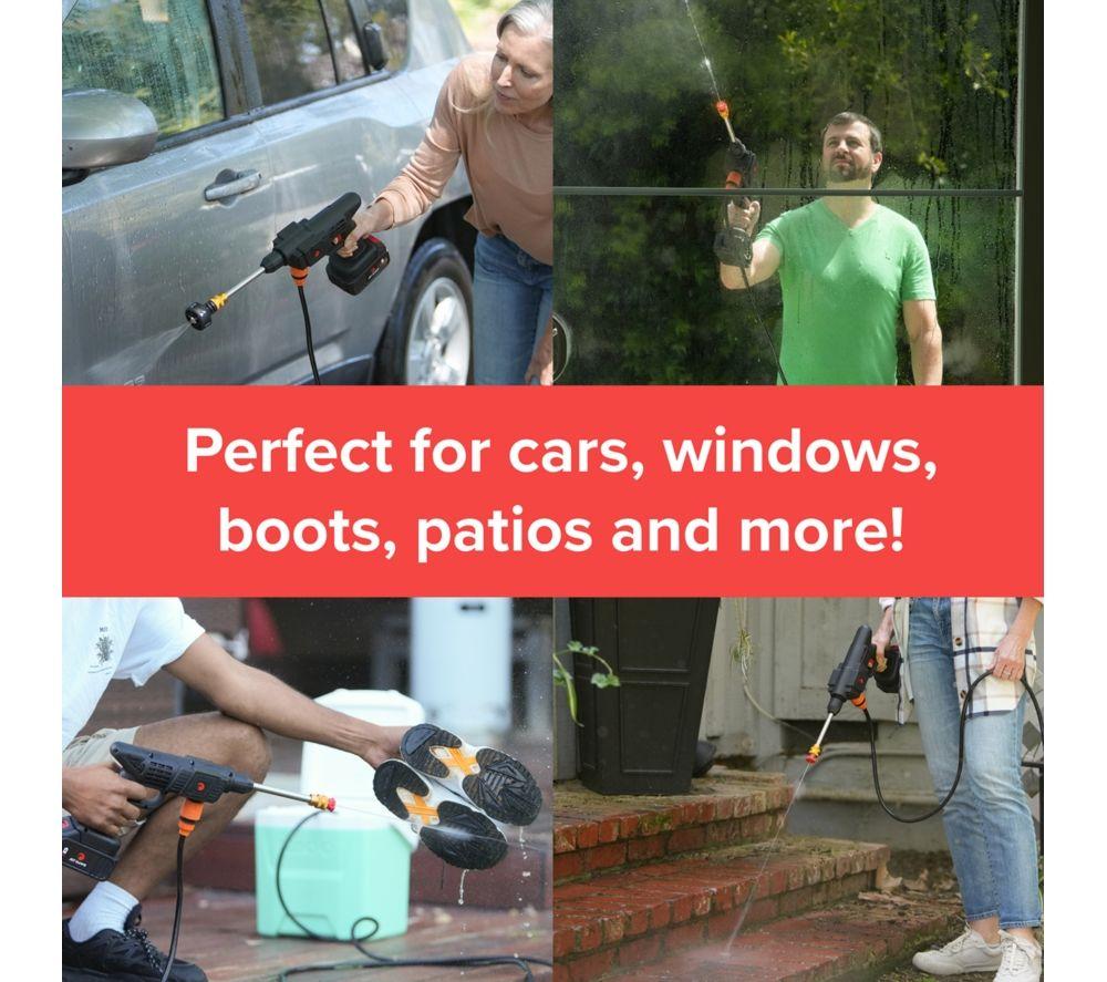 DREW&COLE Drew & Cole Jet Hawk Portable Cordless Pressure Washer image number 9 of 15