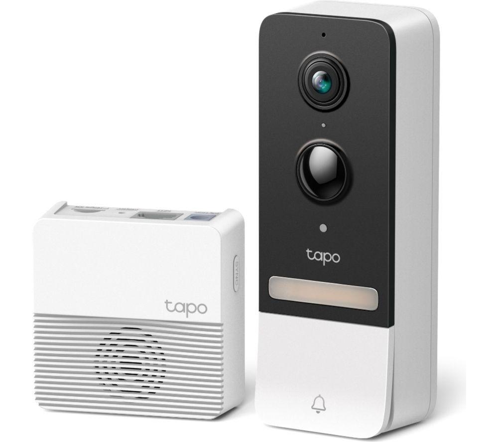 TP-LINK Tapo D230S1 2K 5 MP WiFi Video Doorbell with Chime & C200 Full HD 1080p WiFi Security Camera Bundle image number 2 of 10