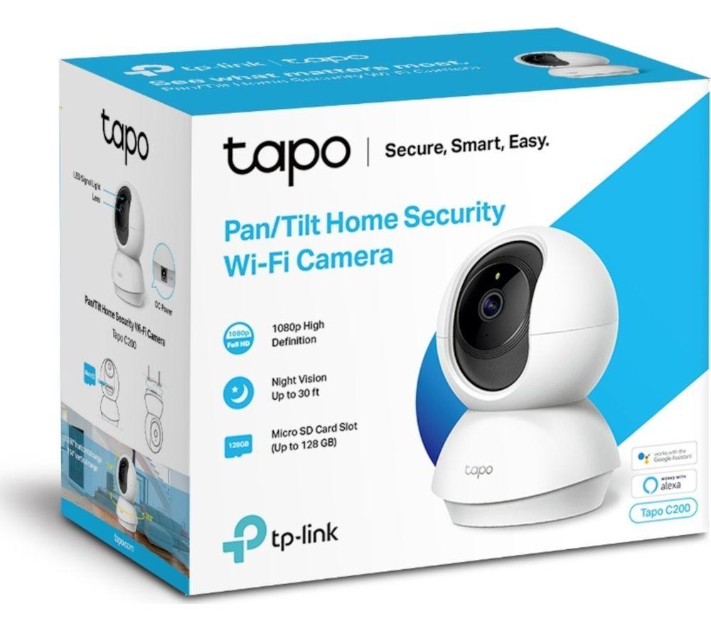 TP-LINK Tapo D230S1 2K 5 MP WiFi Video Doorbell with Chime & C200 Full HD 1080p WiFi Security Camera Bundle image number 9 of 10