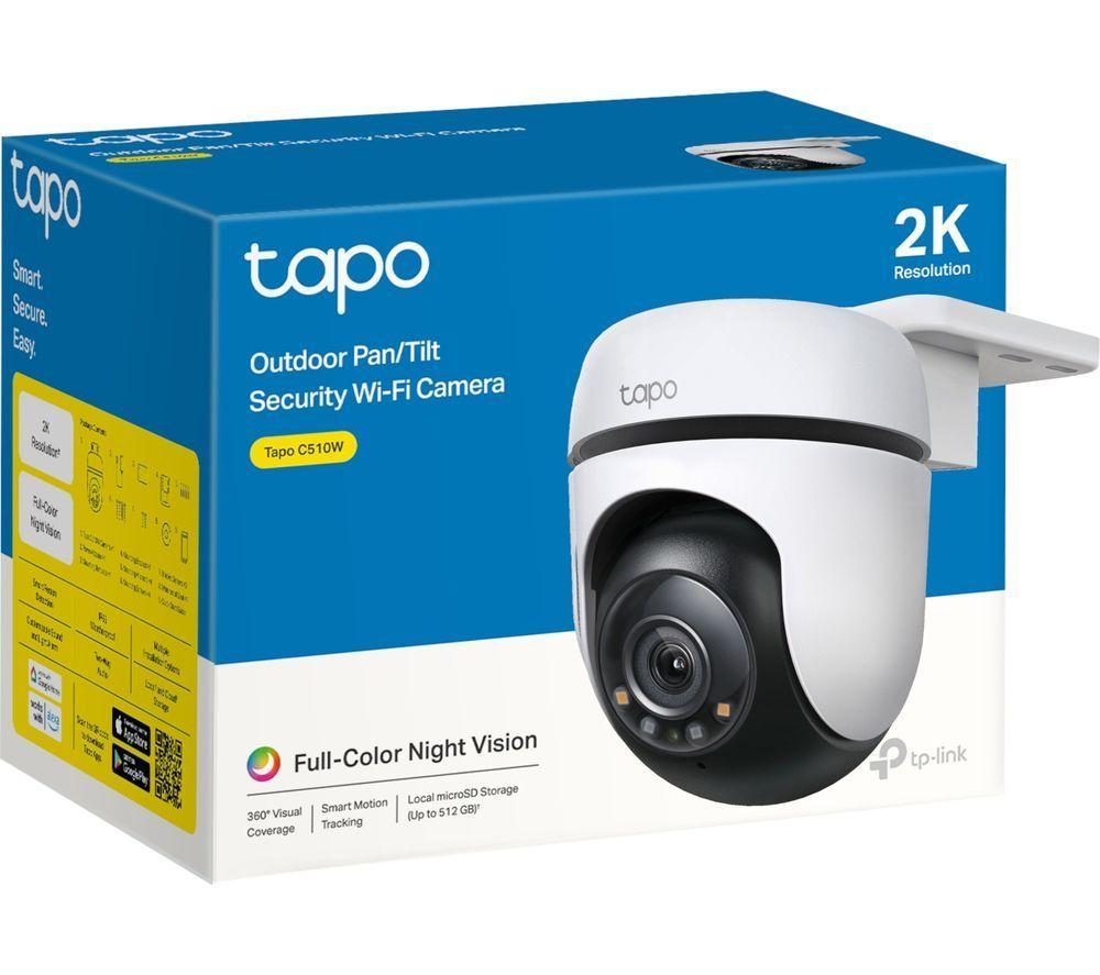 TP-LINK Tapo D210 2K 3 MP WiFi Video Doorbell with Chime & C510W 2K WiFi Security Camera Bundle image number 10 of 15