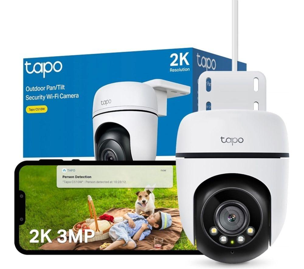 TP-LINK Tapo D230S1 2K 5 MP WiFi Video Doorbell with Chime & C510W 2K WiFi Security Camera Bundle image number 11 of 12