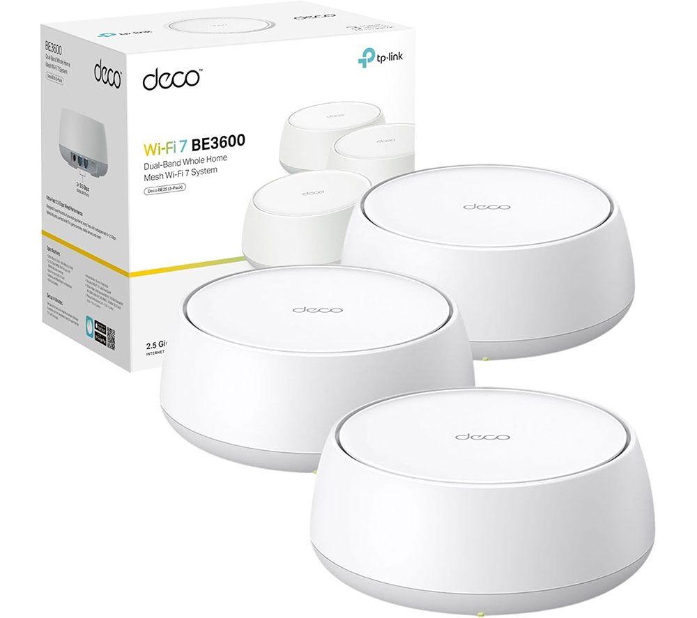 TP-LINK Deco BE25 - BE3600 Whole Home WiFi System - Triple Pack image number 2 of 17