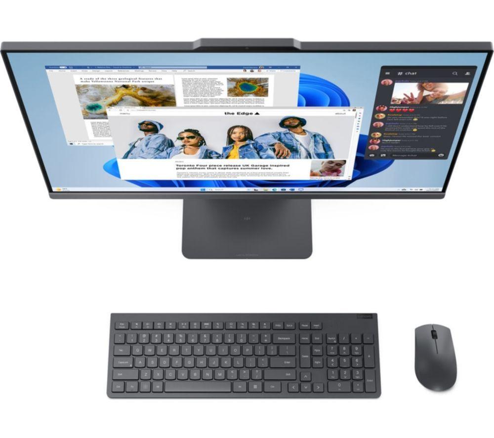 LENOVO IdeaCentre AIO 27" All-in-One PC - Intel&reg; Core&trade; i7, 1 TB SSD, Grey image number 6 of 14