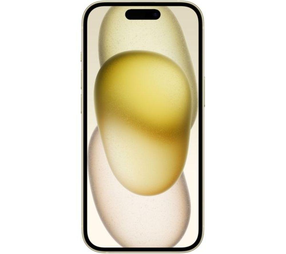 APPLE Refurbished iPhone 15 - 128 GB, Yellow (Good Condition) image number 2 of 9