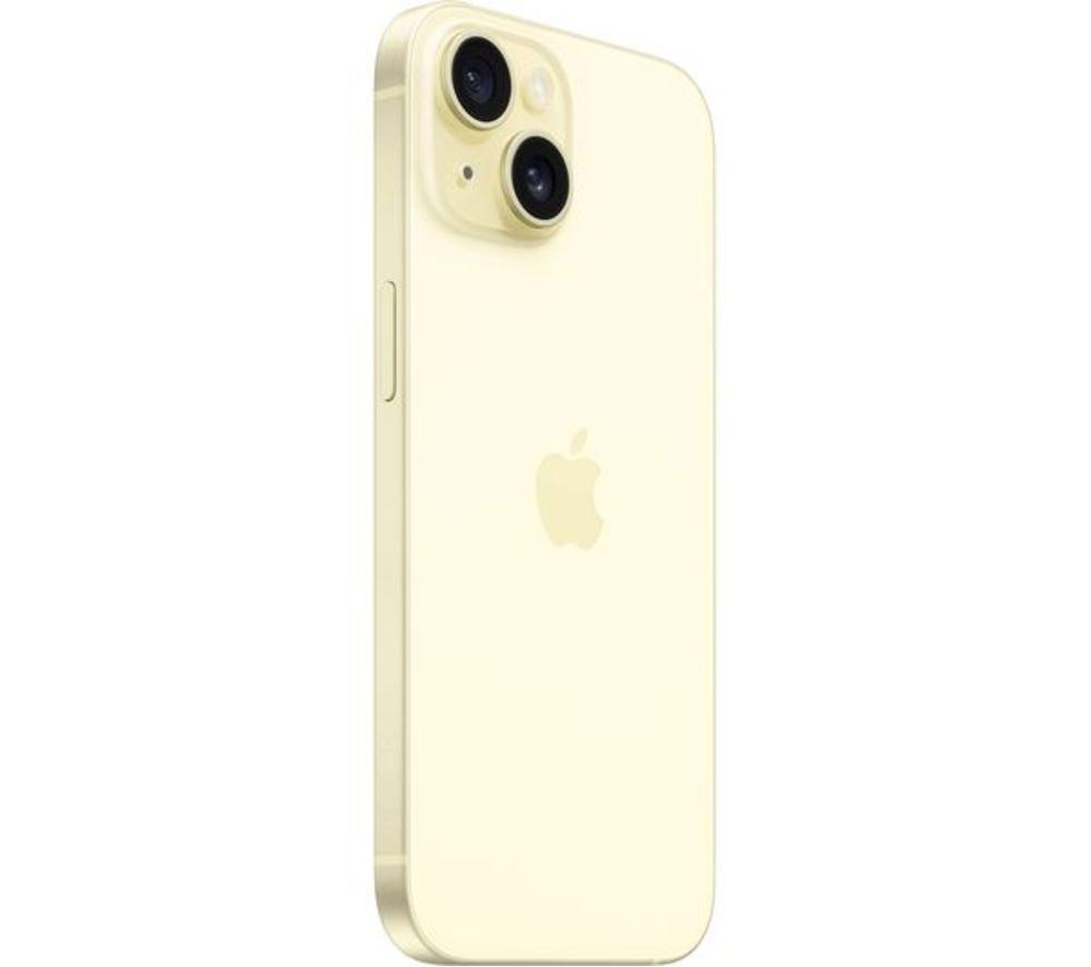APPLE Refurbished iPhone 15 - 128 GB, Yellow (Good Condition) image number 3 of 9