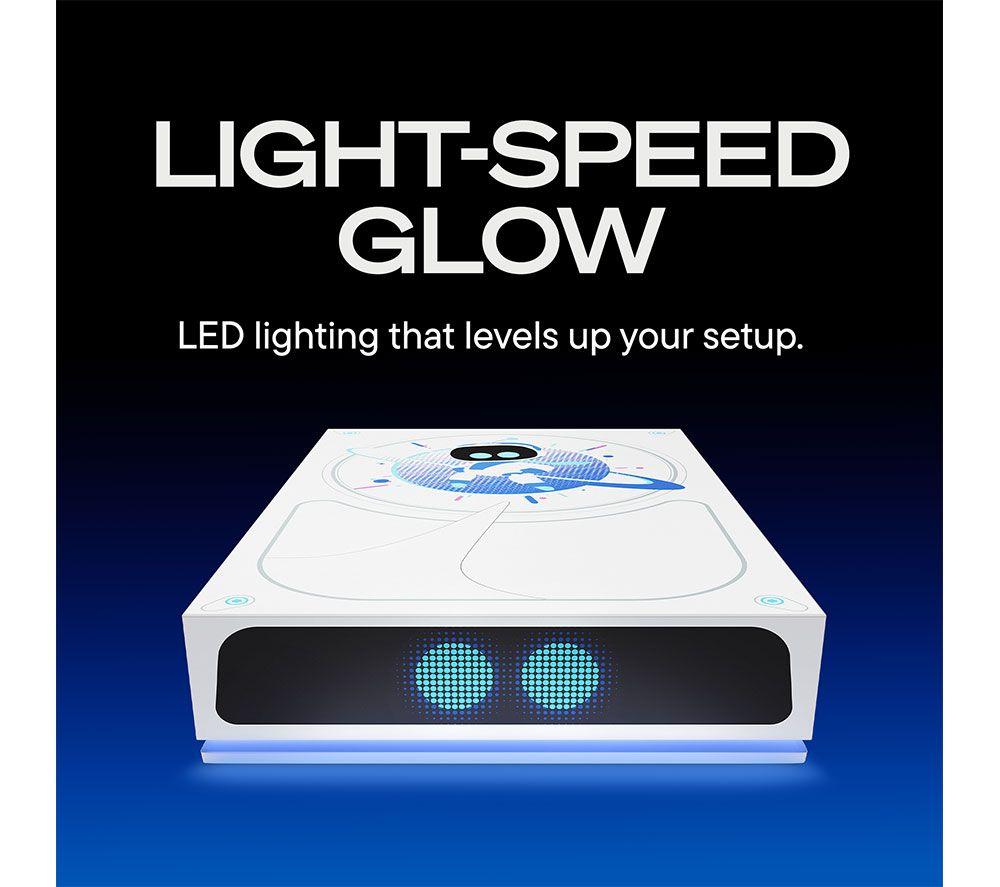 SEAGATE Astro Bot Limited Edition Gaming Hard Drive for PlayStation - 5 TB, White & Blue image number 10 of 19