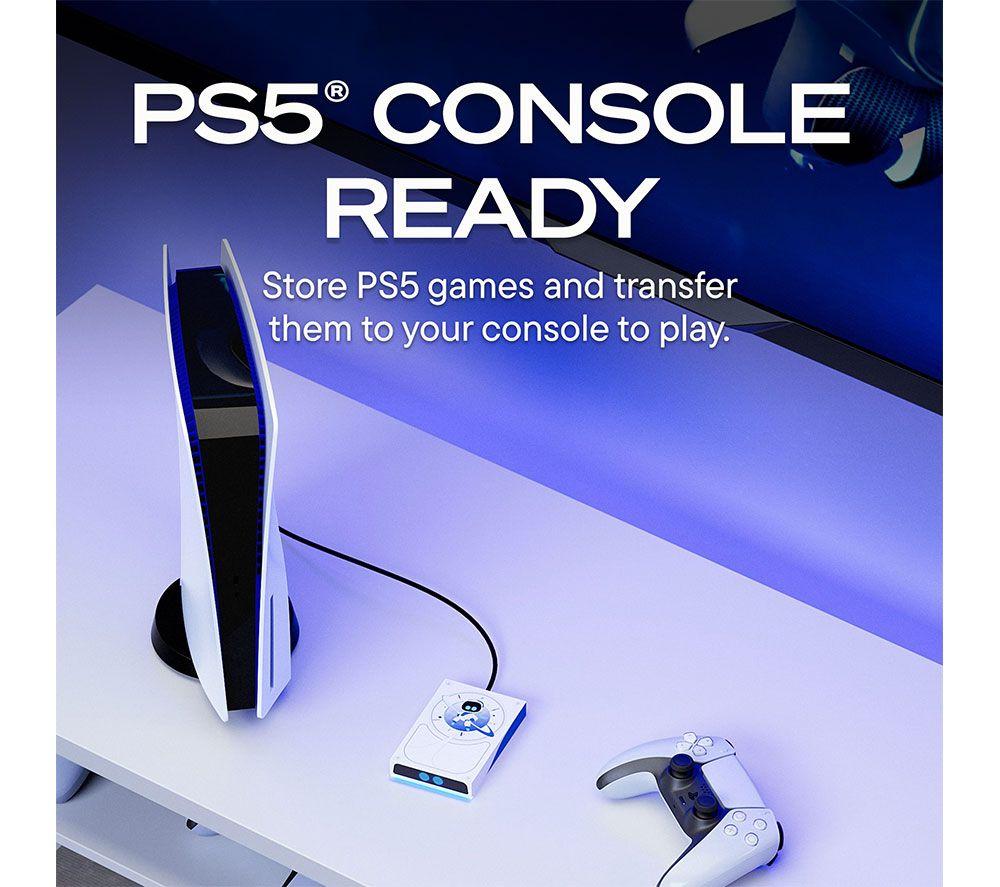 SEAGATE Astro Bot Limited Edition Gaming Hard Drive for PlayStation - 5 TB, White & Blue image number 12 of 19
