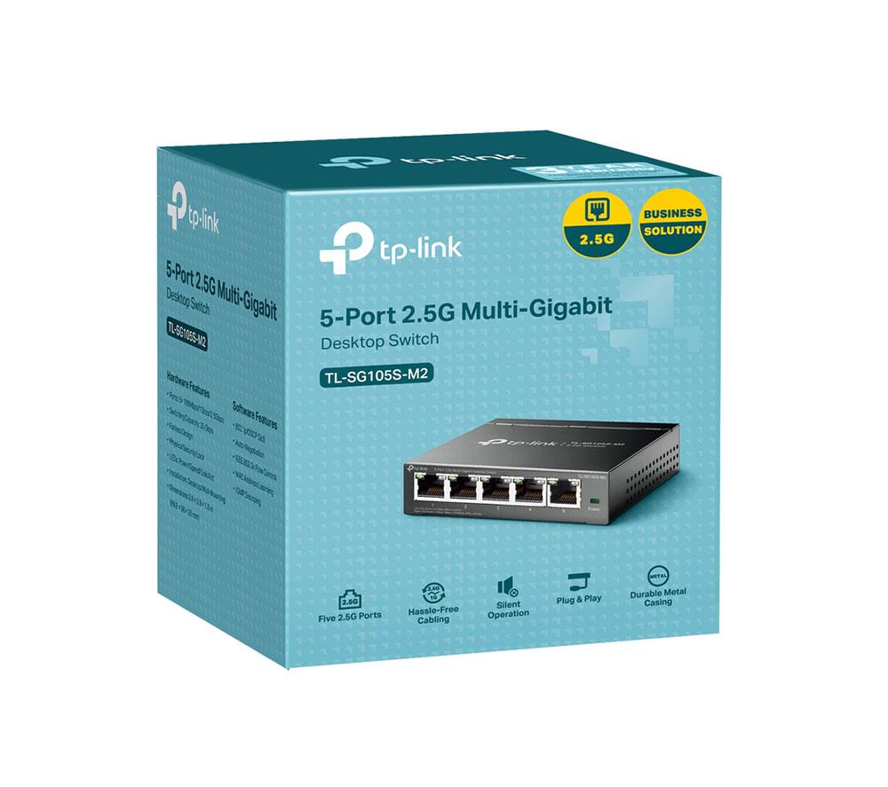 TP-LINK TL-SG105S-M2 Standard Network Switch - 5 port image number 6 of 6