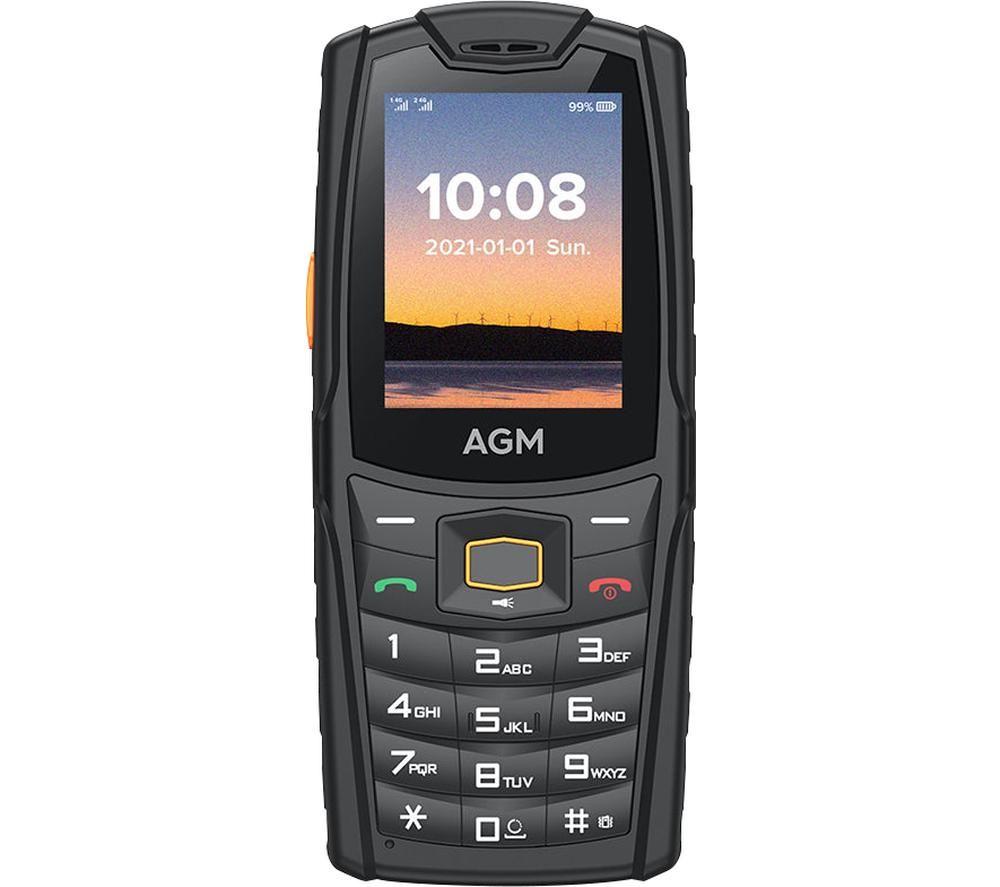 Agm M6 4G Basic Rugged Mobile Phone - 128 Mb, Black, Black