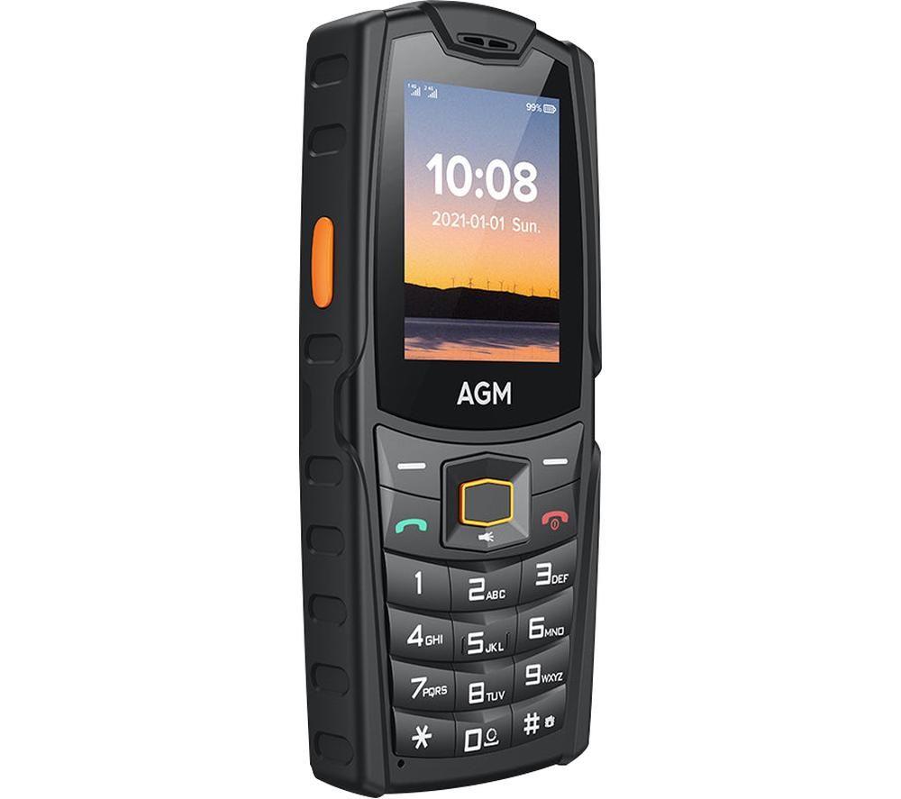AGM M6 4G Basic Rugged Mobile Phone - 128 MB, Black image number 2 of 5