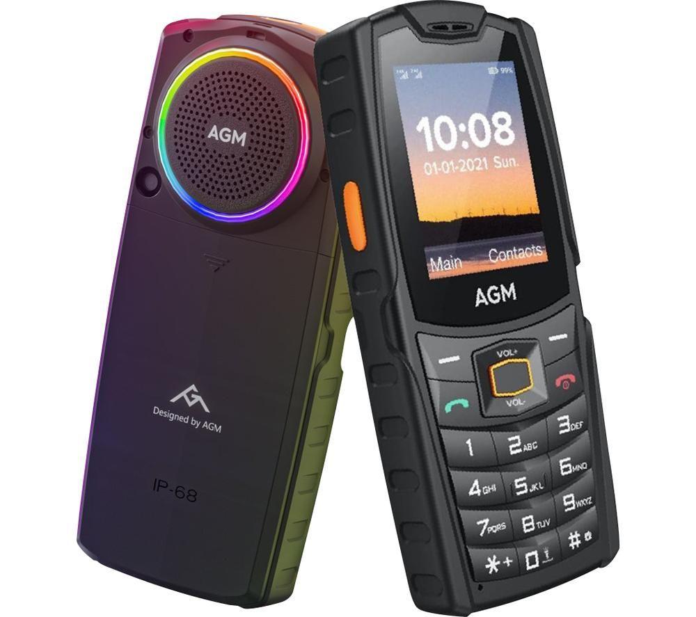 AGM M6 4G Basic Rugged Mobile Phone - 128 MB, Black image number 4 of 5