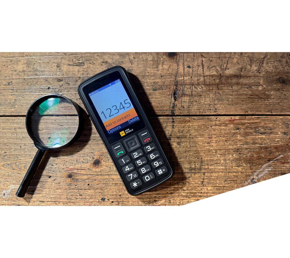 AGM M9 4G Basic Rugged Mobile Phone - 128 MB, Black image number 2 of 6