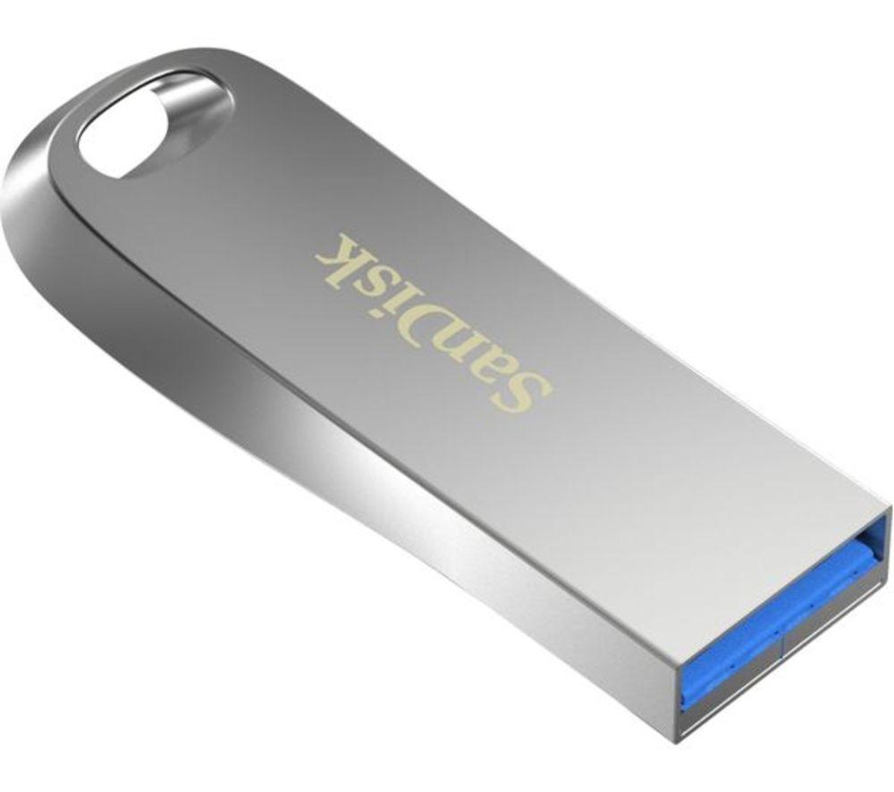 SANDISK Ultra Luxe USB 3.2 Memory Stick - 128 GB, Silver image number 2 of 4