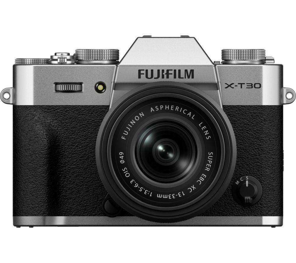 FUJIFILM X-T30 III Mirrorless Camera with FUJINON XC 13-33 mm f/3.5-6.3 OIS Lens - Silver