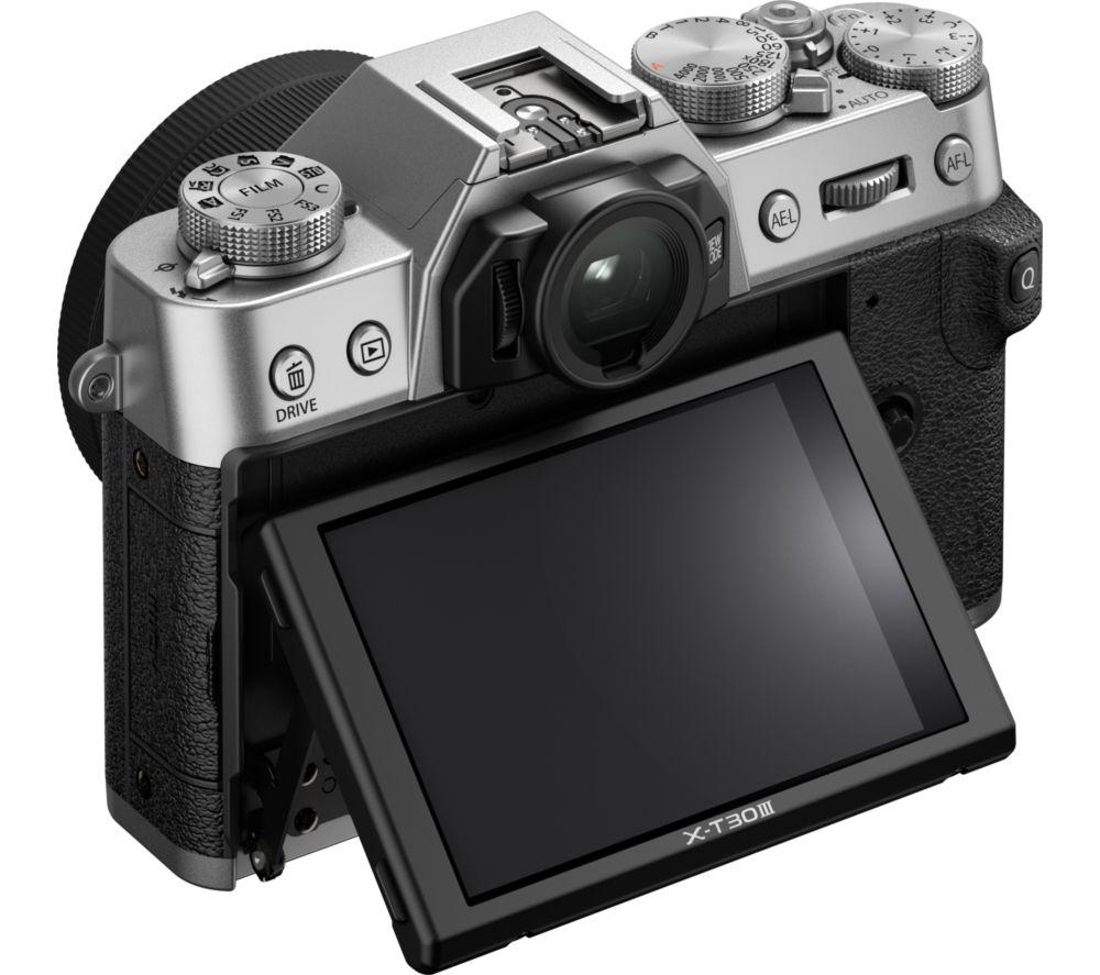 FUJIFILM X-T30 III Mirrorless Camera with FUJINON XC 13-33 mm f/3.5-6.3 OIS Lens - Silver image number 5 of 10