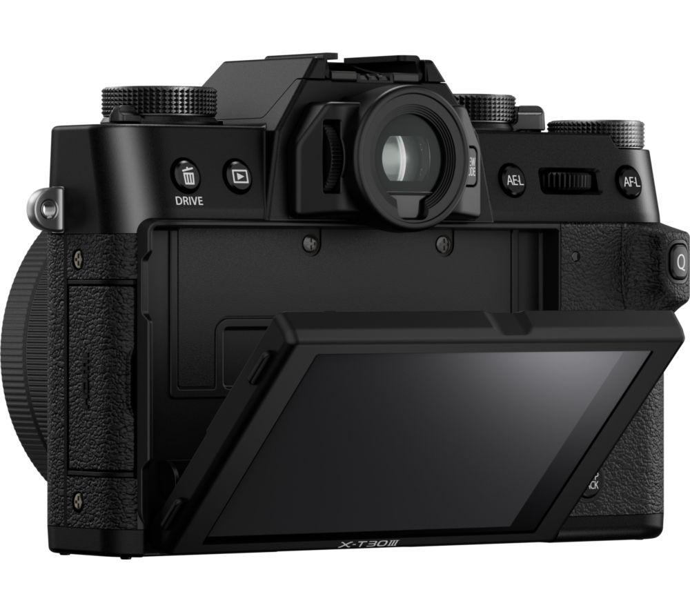 FUJIFILM X-T30 III Mirrorless Camera with FUJINON XC 13-33 mm f/3.5-6.3 OIS Lens - Black image number 5 of 11