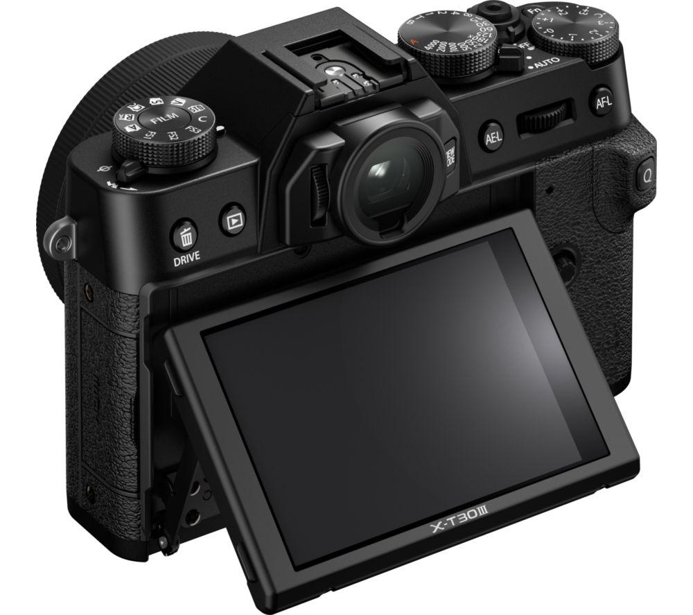 FUJIFILM X-T30 III Mirrorless Camera with FUJINON XC 13-33 mm f/3.5-6.3 OIS Lens - Black image number 6 of 11