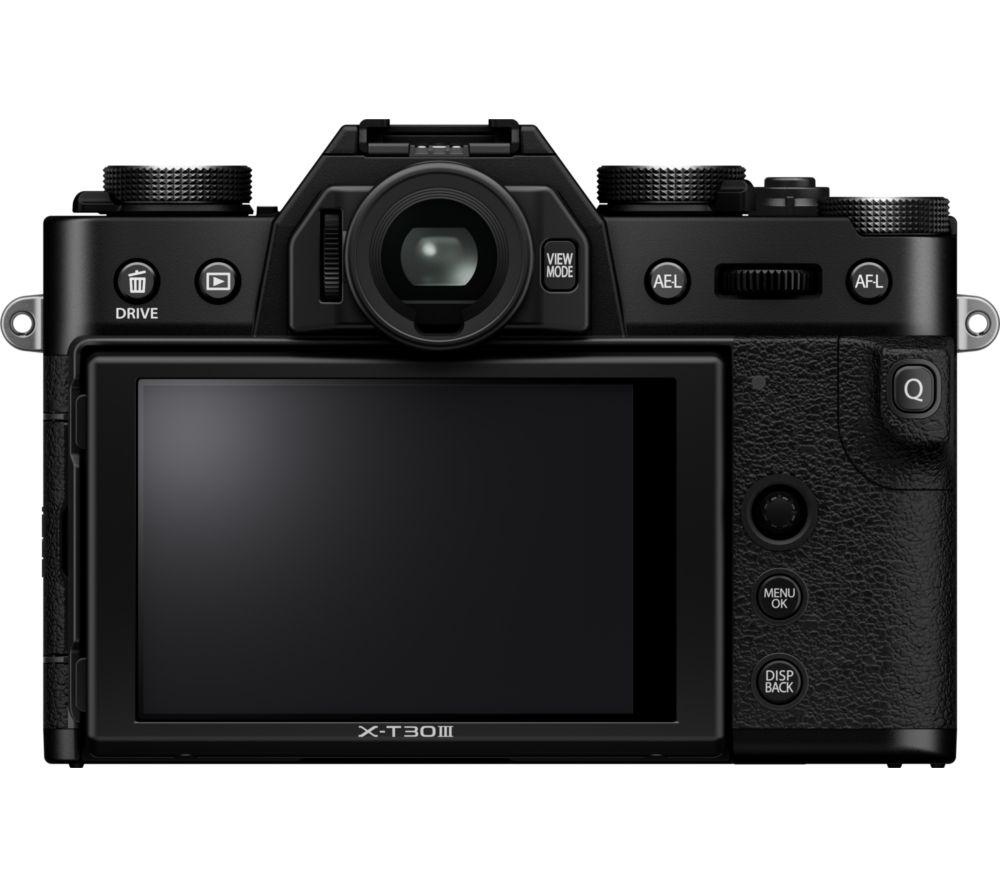 FUJIFILM X-T30 III Mirrorless Camera with FUJINON XC 13-33 mm f/3.5-6.3 OIS Lens - Black image number 8 of 11