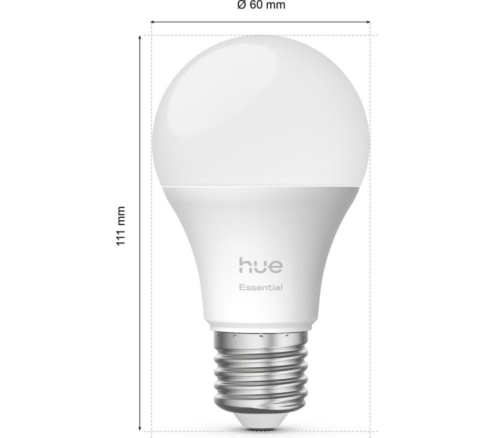 PHILIPS HUE Essential Colour Smart LED Bulb - E27 image number 2 of 9