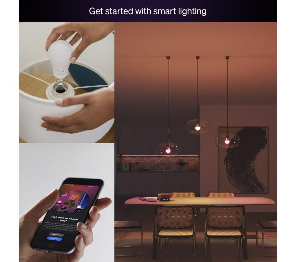 PHILIPS HUE Essential Colour Smart LED Bulb - E27 image number 3 of 9