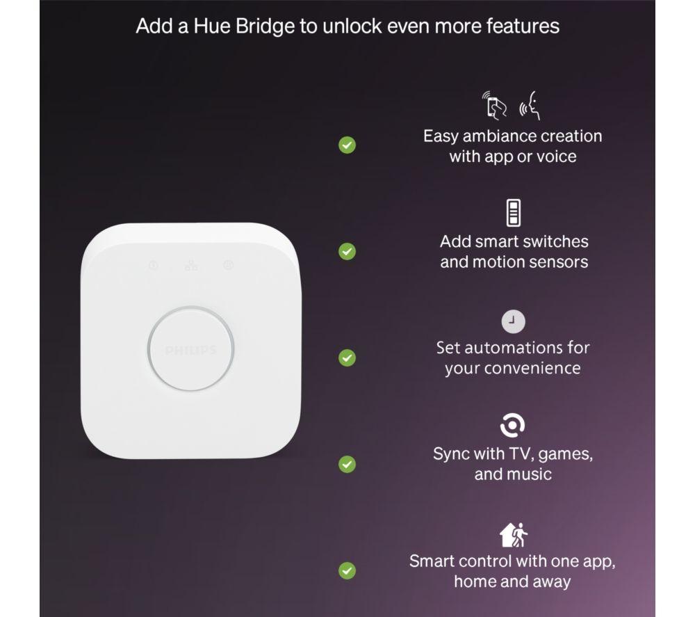 PHILIPS HUE Essential Colour Smart LED Bulb - E27 image number 7 of 9