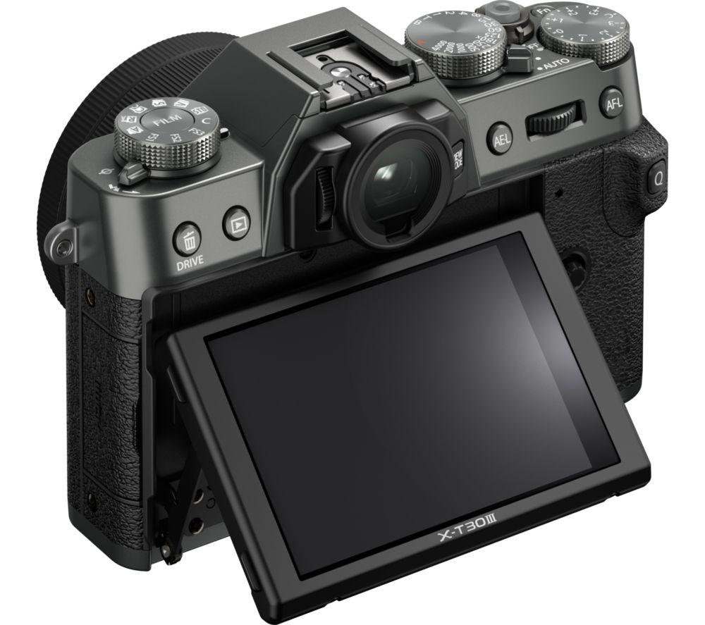 FUJIFILM X-T30 III Mirrorless Camera with FUJINON XC 13-33 mm f/3.5-6.3 OIS Lens - Charcoal Silver image number 8 of 10