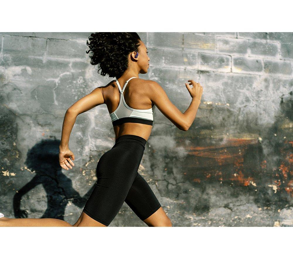 JBL Endurance Peak 4 Wireless Bluetooth Noise-Cancelling Sport Earbuds - Black image number 7 of 9