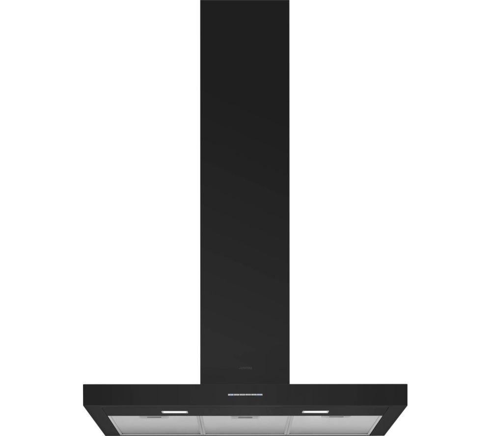 Smeg Kbt900ne Chimney Cooker Hood - Matte Black, Black