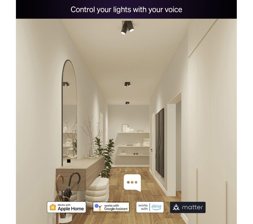 PHILIPS HUE Essential Colour Smart LED Bulb - GU10 image number 4 of 6
