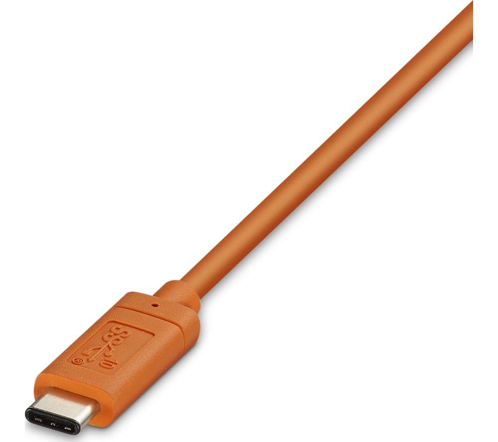 LACIE Rugged Portable Hard Drive - 1 TB, Orange image number 7 of 8