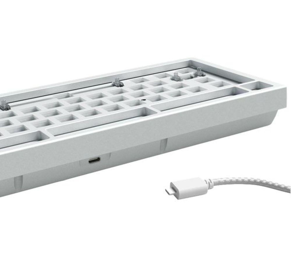 GLORIOUS GMMK PRO 75% Keyboard &ndash; White Ice x Afterparty Bundle (Fox MX Switches) image number 6 of 16