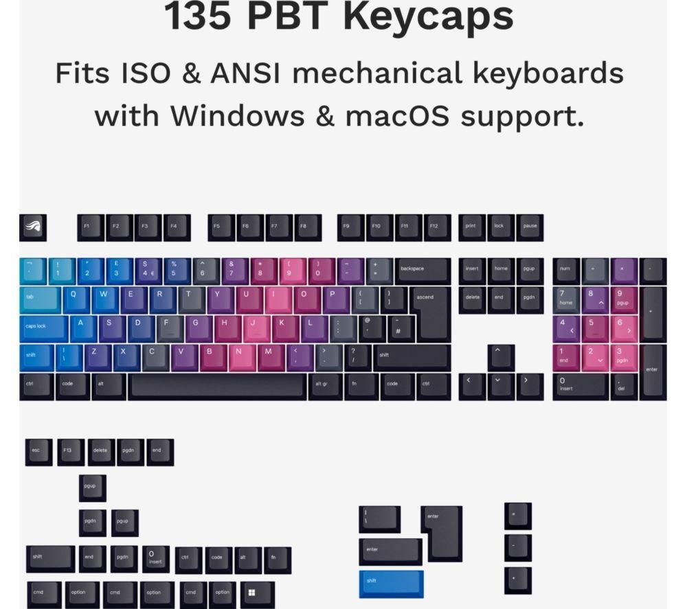 GLORIOUS GMMK PRO 75% Keyboard &ndash; White Ice x Afterparty Bundle (Fox MX Switches) image number 14 of 16