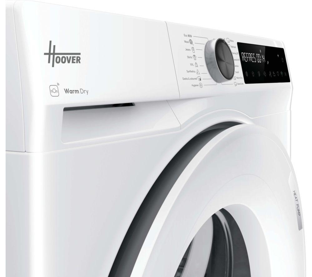HOOVER Pro Dry Series 3 HBR 9N2X-80 WiFi-enabled 9 kg Heat Pump Tumble Dryer - White image number 5 of 5