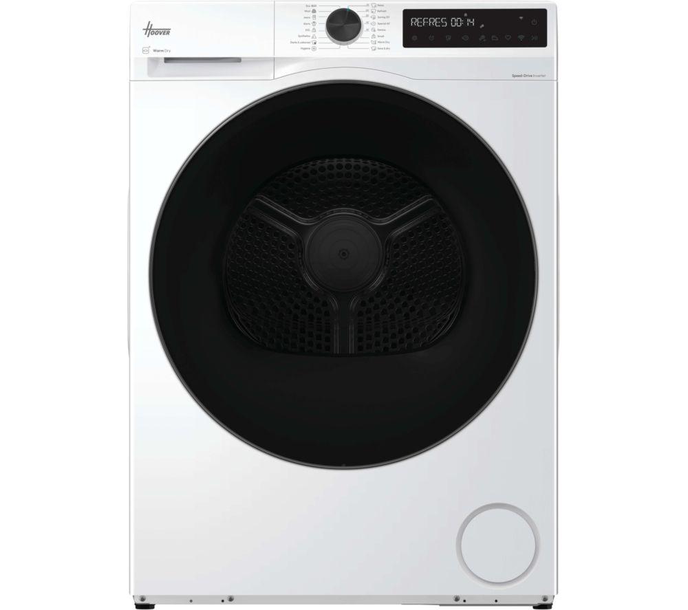 HOOVER Pro Dry Series 3 HBP 9N3BX-80 WiFi-enabled 9 kg Heat Pump Tumble Dryer - White, White