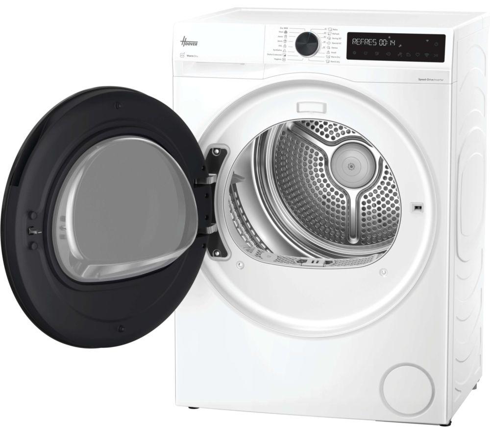 HOOVER Pro Dry Series 3 HBP 9N3BX-80 WiFi-enabled 9 kg Heat Pump Tumble Dryer - White image number 2 of 5