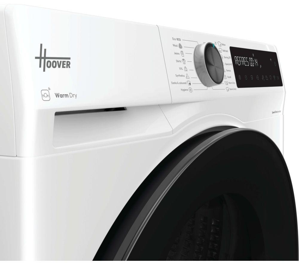 HOOVER Pro Dry Series 3 HBP 9N3BX-80 WiFi-enabled 9 kg Heat Pump Tumble Dryer - White image number 3 of 5
