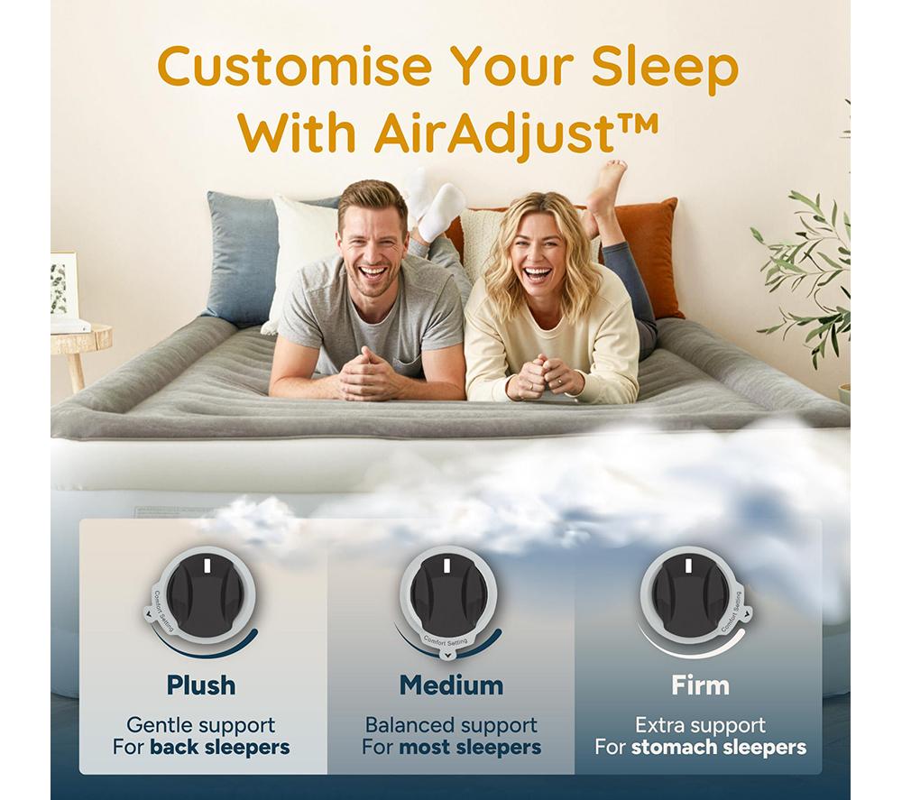 HUDDLE Never Deflate Premium Air Bed with Patented Dual Pump - Double image number 5 of 9