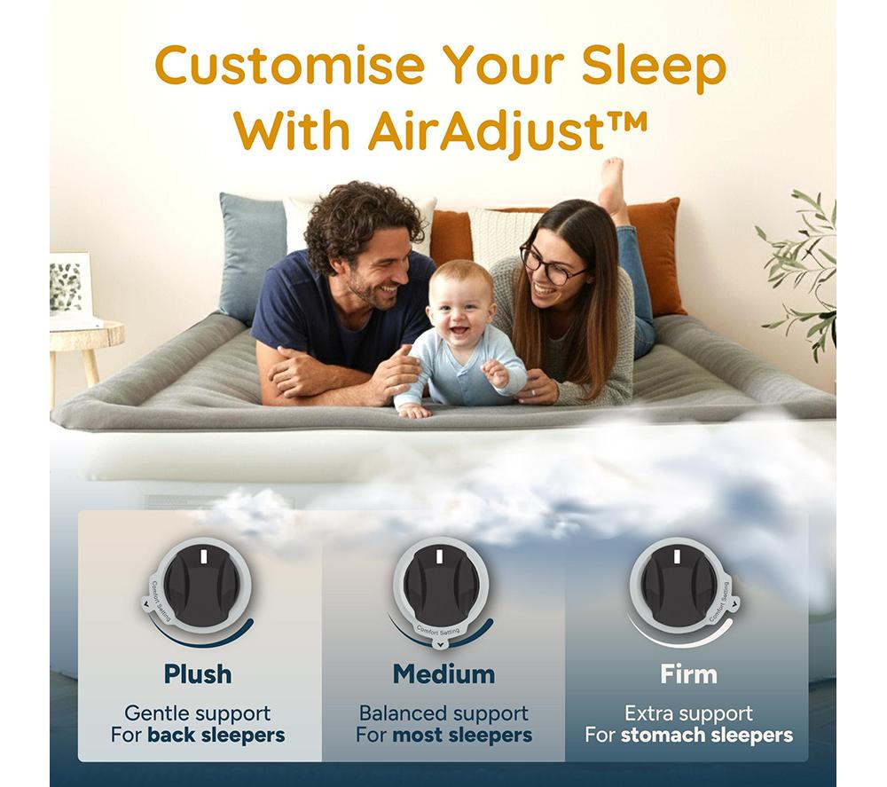 HUDDLE Never Deflate Premium Air Bed with Patented Dual Pump - King image number 5 of 9